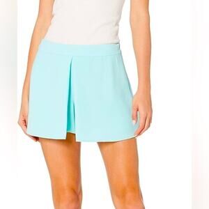 Trina Turk Short Woman’s 14 Skirted Teal Coastal Resortwear Cruise